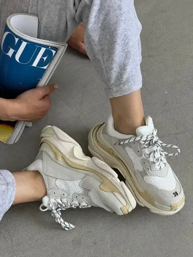 Balenciaga Triple's "Cream White"